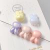 Nuevos accesorios de cuentas sueltas acrílicas de color macarrón para hacer tú mismo, pequeños accesorios para el cabello de conejo fresco, collar, cadena para teléfono móvil, lote de material