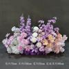 La nueva flor de sitio de boda morada decoración de flores para escenario guía de camino producto terminado disposición fondo de boda arte floral