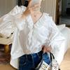Nueva Camisa Blanca Otoño 2026 para Mujer, Manga Larga, Estilo Francés de Alta Gama, Camisa de Diseñador, Top de Moda para Mujer Shenzhen Nanyou