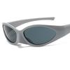 Nuevas gafas de sol Y2K futuristas de ciencia ficción Ojo de halcón para mujer con almohadilla nasal cóncava, gafas de sol de moda en internet para hombre