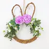 Colgante de Puerta de Pascua 2024 Conejo de Pascua Ropa Primavera Adorno de Simulación Colgante Navideño Decoración de Puerta Producto Nuevo de Amazon