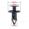 Remache fijo de plástico universal de 8 mm hebilla de parachoques hebilla fija de guardabarros adecuada para Ford Chrysler