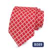 Em estoque atacado gravata masculina outono e inverno xadrez pequeno moda geométrica listrada gravata mão dúzia fonte fábrica