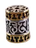Nuevo Pulsera de Cuentas de Buda Mantra de Seis Caracteres Bicolor de Plata de Xizang Cuentas de Barril Escrituras de Nube Propicia Bodhi Estrella y Luna Perforadas Cuentas Sueltas Cuentas Redondas