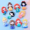 Lindos Dibujos Animados de Princesita DIY Accesorios de Joyería Pegamento Crema Resina Pequeños Accesorios Agujero Hebilla de Zapato Material Hecho a Mano Paquete