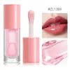 Gloss Labial Hidratante Transfronteiriço, Óleo Labial Mermaid Cintilante, Cuidado Labial Colorido Hidratante e Hidratante, Gloss Labial de Cristal