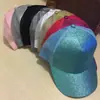 Boné de Baseball Lantejoula de Comércio Exterior, Boné Fashionável e Versátil com Abertura Traseira para Rabo de Cavalo, Boné de Rede com Glitter, Bordado com Logo Camuflado