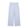 Aliexpress Comercio Exterior Transfronterizo Ropa Europea y Americana 2025 Verano Nuevo Simple Sin Mangas Chaleco Delgado Traje de Pantalones de Pierna Ancha