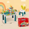 Blocos de construção para crianças Tabela multi-funcional grande compatível Lego grande partícula montada brinquedos educativos para meninos e meninas Atacado transfronteiriço