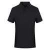 Camisa Cultural com Lapela Bordada Loja 4S Roupa de Trabalho Polo Bordado Estampado Personalizado Roupa de Trabalho de Verão Camiseta Respirável Manga Curta