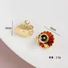 [Serie de Café de Desayuno Parisino] Colgante de Croissant de Grano de Café DIY Goteando Aceite Colgante Accesorios para Joyería DIY