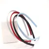 Diadema para el pelo de color caramelo de 1 cm de grosor Accesorios para el pelo DIY Diadema fina de satén Venta directa de fábrica