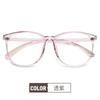 Óculos Transparentes com Armação TR para Miopia, Podem Ser Personalizados com Estilos da Moda, Armação Grande, Visual Simples, Óculos Protetores Antiluz Azul da Moda 30005