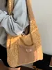 Bolsa de Hombro Popular de Lana de Cordero Otoño e Invierno para Mujer 2025 Nuevo Estilo Coreano Gran Capacidad Moderna Bolsa de Felpa