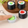 Llavero colgante bestseller transfronterizo impreso en 3D, figura de clicker para dedos de la serie de sushi individual, accesorio para mochila