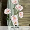 Nueva Flor de Simulación de Gardenia Decoración de Boda Flor Falsa Decoración de Escritorio para Sala de Estar Dormitorio Día del Maestro Decoración de Cumpleaños