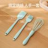 Fasola Conjunto de Ferramentas de Silicone para Assar Grau Alimentício Resistente a Altas Temperaturas Raspador Pincel de Óleo Batedor de Ovos Pegador de Alimentos Pá