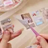Serie de Cintas de Espuma para Desperdicio de la Mañana Temprana - Serie Eco Ligero - Pegatinas Minimalistas Básicas Estilo Coreano para Diario de Niña DIY