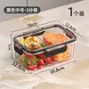 Fiambrera Compartimentada para Conservar Fresco Comida Fiambrera Caja Sellada Caja de Almacenamiento para Refrigerador Tarro Sellado Congelado con Tapa