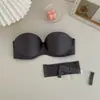 Verão 2025 Sutiã Adesivo Sem Fio Meia Taça Antiderrapante Invisível Sexy Costas Bonitas Calcinha Push-Up Adesiva para Mulheres