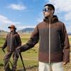 Jaqueta Softshell Alternativa de Marca para Homens e Mulheres, Conjunto de Duas Peças Removível 3 em 1 com Forro de Grafeno, Jaqueta para Caminhada, Compra em Grupo com Logotipo