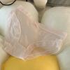 [Chica Crema] Pantalones Máscara de Seda de Hielo de secado rápido con borde de encaje de cintura media sin costuras ultradelgados con entrepierna de algodón ropa interior para mujer Al por mayor