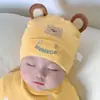 Touca de Bebê Outono e Inverno 0-12 Meses Touca Fina para Recém-Nascido Touca Fetal Gorro Triangular Fofo