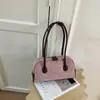 Bolso de Terciopelo Gamuzado para Mujer 2026 Nuevo Verano Retro de Alta Gama Bolso de Hombro Debajo del Brazo Merade Bolso Almohada para el Trabajo