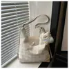 Bolso bandolera y mochila de doble uso estilo universitario para mujer, bolso tote multifuncional de gran capacidad, nuevo bolso cruzado casual de moda