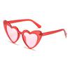 Nuevas gafas de sol transfronterizas europeas y americanas para mujer, gafas de sol de moda con forma de corazón, gafas de sol modernas con forma de corazón de melocotón.