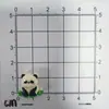 Case de Celular Panda Bambu Brincos Mini Desenho Fivela de Sapato Grampo de Cabelo Gel Creme Acessórios de Resina Mini Desenho