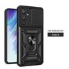 Funda Protectora Shunjia Push Window A57 para Teléfono Samsung A17 A07 Anti-Caídas A73 con Soporte A06/A56 Protectora A25