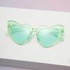 Gafas de Sol para Niños Nuevo Estilo Lindo Corazón Moda Tendencia Gafas para Bebé Estilo para Foto Gafas de Sol Anti-Uv para Niñas