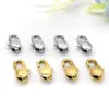 Directo de fábrica acero de titanio 316L hebilla japonesa dorada hebilla japonesa pulida pulsera hebilla de collar accesorios para joyería DIY