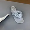 Sandalias de Espiga con Suela Gruesa para Mujer para Usar Afuera con Faldas, Chanclas de Verano 2026 con Diseño Plegado, Sandalias de Playa Cómodas