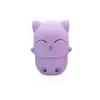 Caja de Almacenamiento de Esponjas de Maquillaje de Silicona para Gatos Almacenamiento Separado para Huevos de Belleza Linda Transpirable Limpia Resistente al Moho Fondo Limpiable