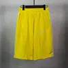 Verão Americano Listrado Marca Tendência Branco Casual Solto Calça Preta Casal Casual Esportivo Shorts Masculino