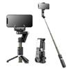 Estabilizador Gimbal de Mano Palo Selfie Trípode Profesional Anti-Vibración Retráctil Seguimiento Inteligente Herramienta de Disparo para Transmisión en Vivo