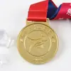 Placas Metálicas para Eventos Deportivos Maratón en Stock, Medallas de Oro, Plata y Bronce, Medallas Conmemorativas de Honor para Competiciones Personalizadas