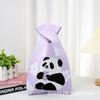 Venta Directa de Fábrica Panda Abuelo Mismo Estilo Panda Bolso de Punto Bolso de Mano Estilo Coreano Bolso Chaleco Almacenamiento Tote