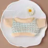 Ropa para muñeca de 10 cm, camiseta de manga corta, chaleco para muñeca, colección de atuendos para muñeca Labubu de 17 cm