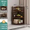 Prateleira de Canto Estilo Chinês Sala de Chá Rack de Armazenamento de Chá Economizador de Espaço Multicamadas Rack de Exibição de Bule de Argila Roxa Estante