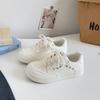 Zapatillas Blancas Bell para Mujer 2025 Estilo Coreano de Nicho Versátiles Ligeras Transpirables Zapatillas Casuales Zapatos de Moda Be-6900