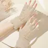Guantes Calientes de Cinco Dedos para Mujer en Jacquard de Lana de Alpaca, Guantes Grandes de Punto Jacquard, Calientes, Cómodos, Resistentes al Frío, Guantes de Invierno