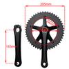 Bielas integradas para bicicleta de carretera, 165 mm, placa dentada hueca, 49 dientes, con BB144BCD