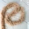 Tira de lana de imitación de pluma de pavo para puños de ropa de actuación, tira de relleno para accesorios de pijama, decoración DIY, tira de lana de color imitación avestruz