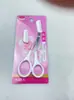 Set de 3 Piezas para Recortar Cejas Tijeras para Recortar Cejas Peine para Cejas Herramienta de Cuchillo Pequeño para Recortar Cejas Set de Herramientas Cuchillo para Recortar Cejas para Principiantes con Peine para Cejas