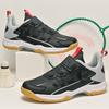 Zapatos de bádminton de talla grande transfronterizos para hombre y mujer, zapatos de malla transpirable resistentes al desgaste antideslizantes, zapatillas de entrenamiento profesional para competición estudiantil