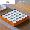 Portavelas Estilo Zen con Pantalla de Vidrio a Prueba de Viento, Lámpara de Cera Aromaterapia para el Hogar Estilo Retro Chino, Adorno Decorativo para Sala de Té