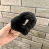Horquilla de pelo de felpa con forma de corazón para otoño e invierno, pinza para el pelo en la parte posterior de la cabeza, pinza de agarre para mujer, pinza de tiburón peludo Advanced Sense, tocado